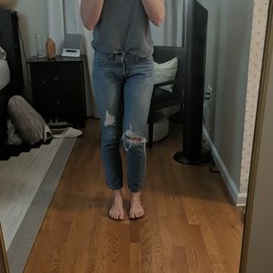 Levi's 501 boyfriend denim